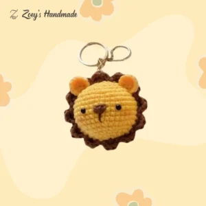 Cute Lion Keychain: Unique And Charming Design