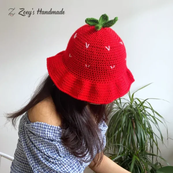 Cute Strawberry Hat: Sweet As Can Be!