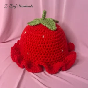 Cute Strawberry Hat: Sweet As Can Be!