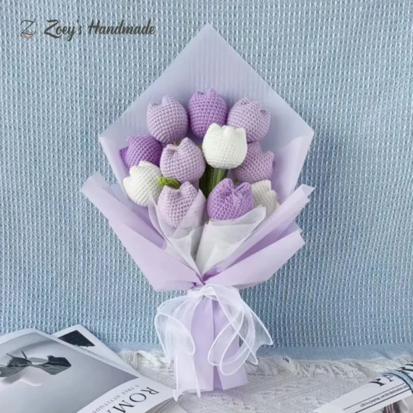 White And Purple Tulip: A Timeless Gift Of Love